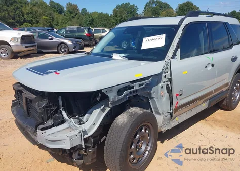 2024 Ford Bronco Sport Big Bend z USA, uszkodzony, nr VIN 3FMCR9B66RRE10738